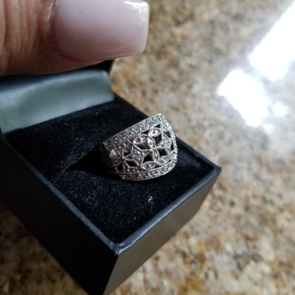 Silver evening ring - Picture 3 of 3
